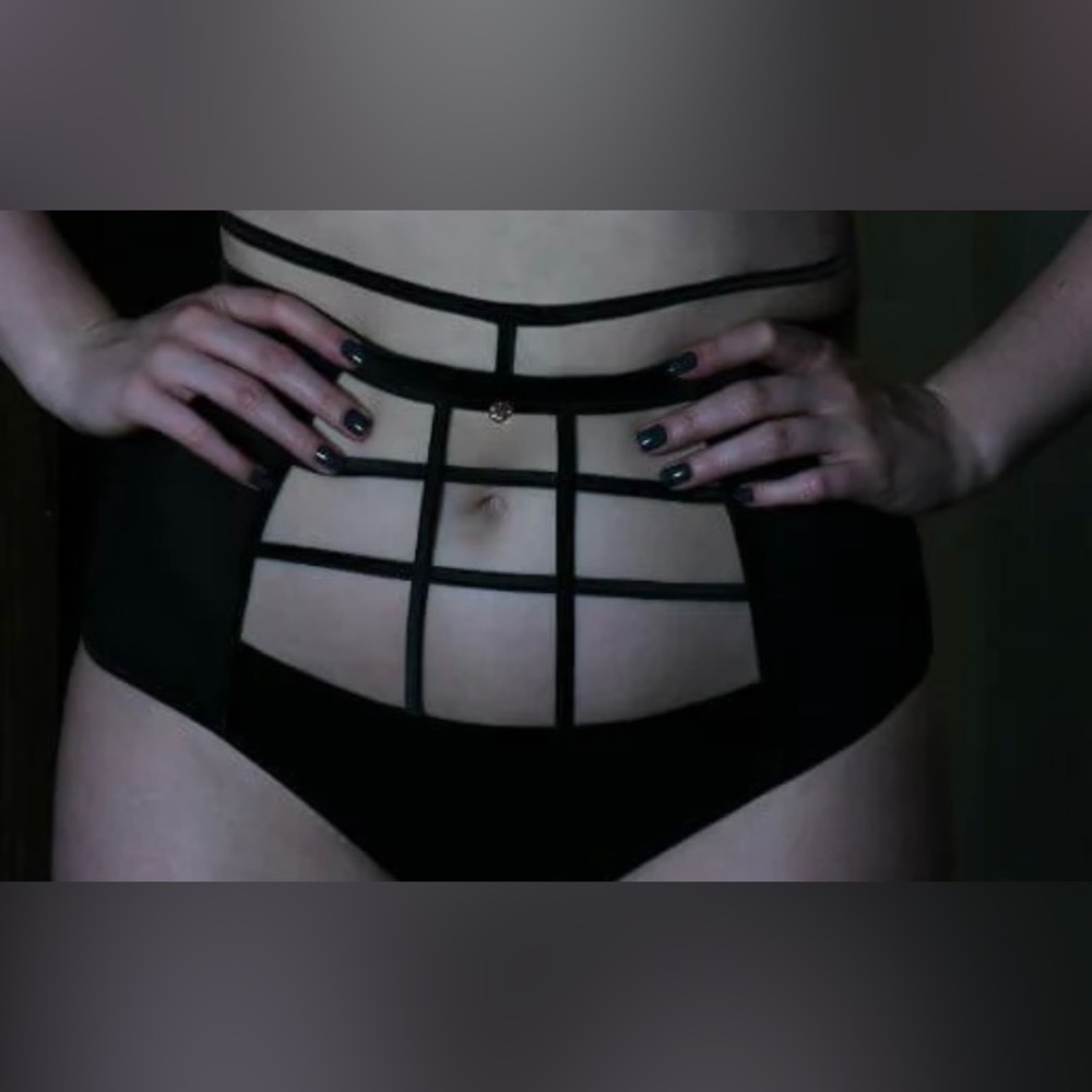 Scantilly by Curvy Kate Censored Black High Waist Brief